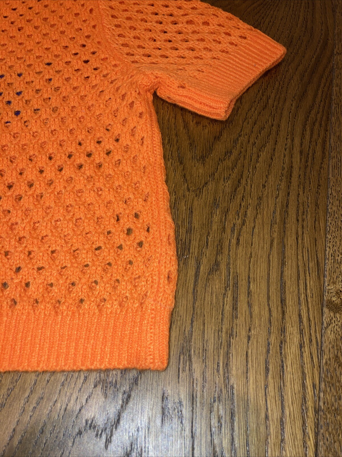 Fanta H&M Ladies Girls Orange Top Jumper Size XXS Shirt Teenager Fashion Retro thumbnail 7