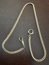 VINTAGE 13 INCH YELLOW GOLD FILLED POCKET WATCH CHAIN