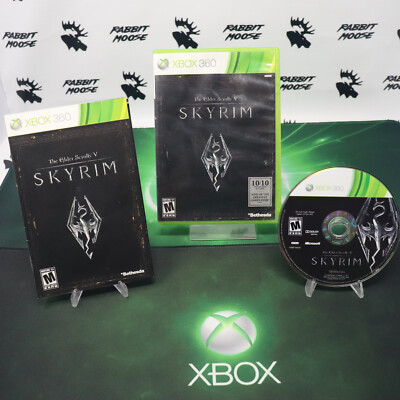 The Elder Scrolls Skyrim (Microsoft Xbox 360, 2011) w Manual NO Map