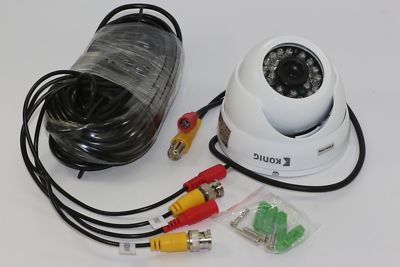 König Outdoor Nachtsicht CCTV Überwachungskamera Dome Kamera Kit, IP66, 700 TV-Zeilen