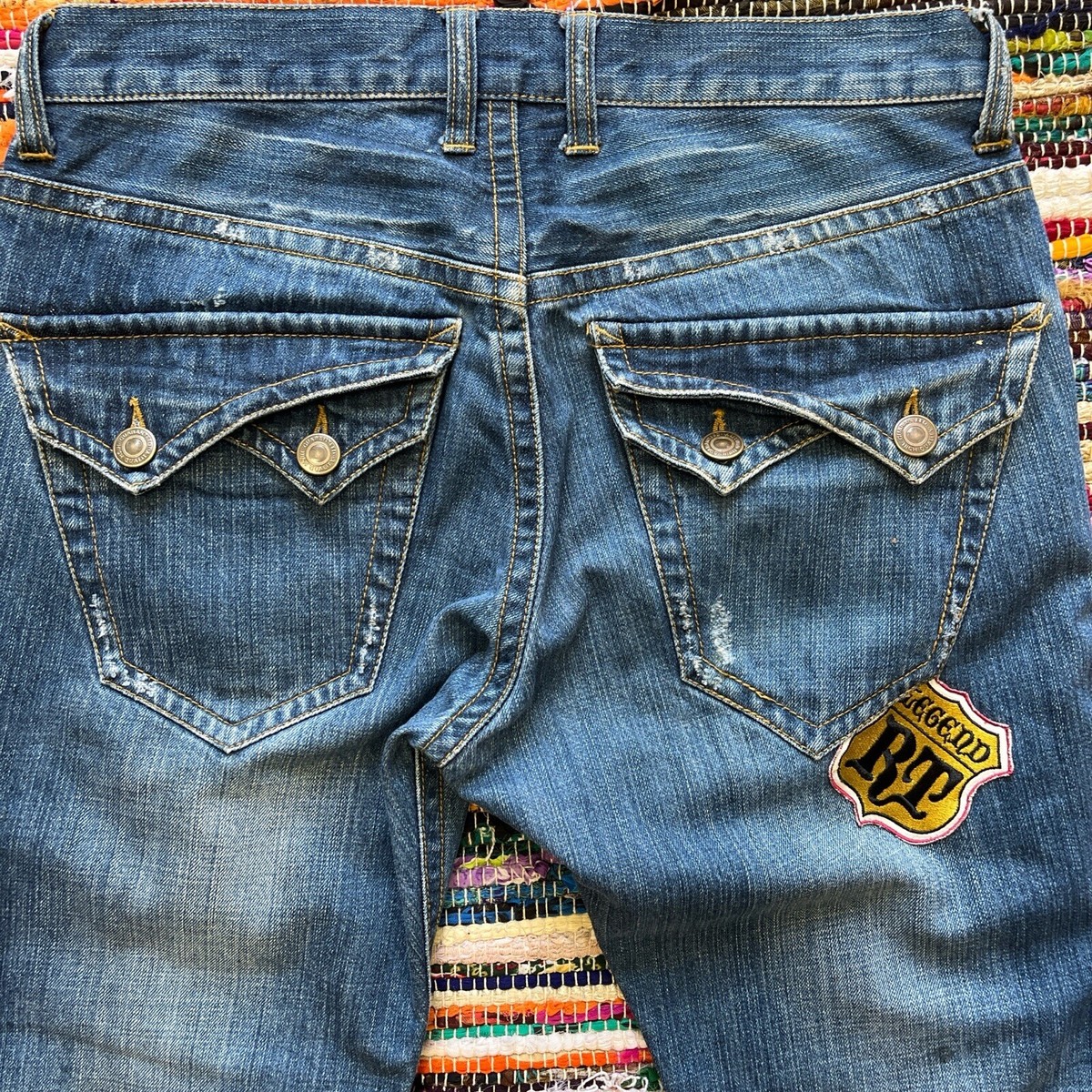 Vintage Y2K Rattle Trap Denim Jeans W/ Patches Size 32 | eBay