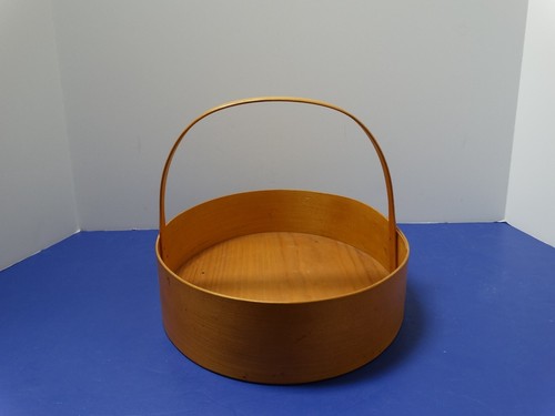 Frye’s Measure Mill’s? Ovaler Shaker Korb Träger mit Griff 2 Finger ~ 13" L x 9,5" B - Bild 6 von 20