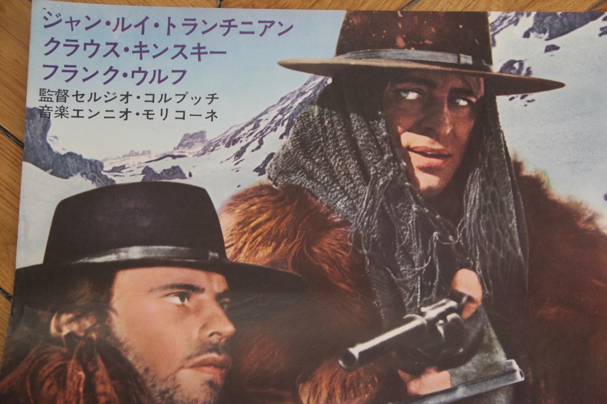 The great Silence 1969 B2 Original Poster Japan Western Klaus