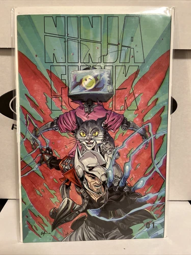 NINJA FUNK #1 2022 DREW ZUCKER RARE LIMITED 400 VARIANT BAD HOMBRES EXCLUSIVE VF