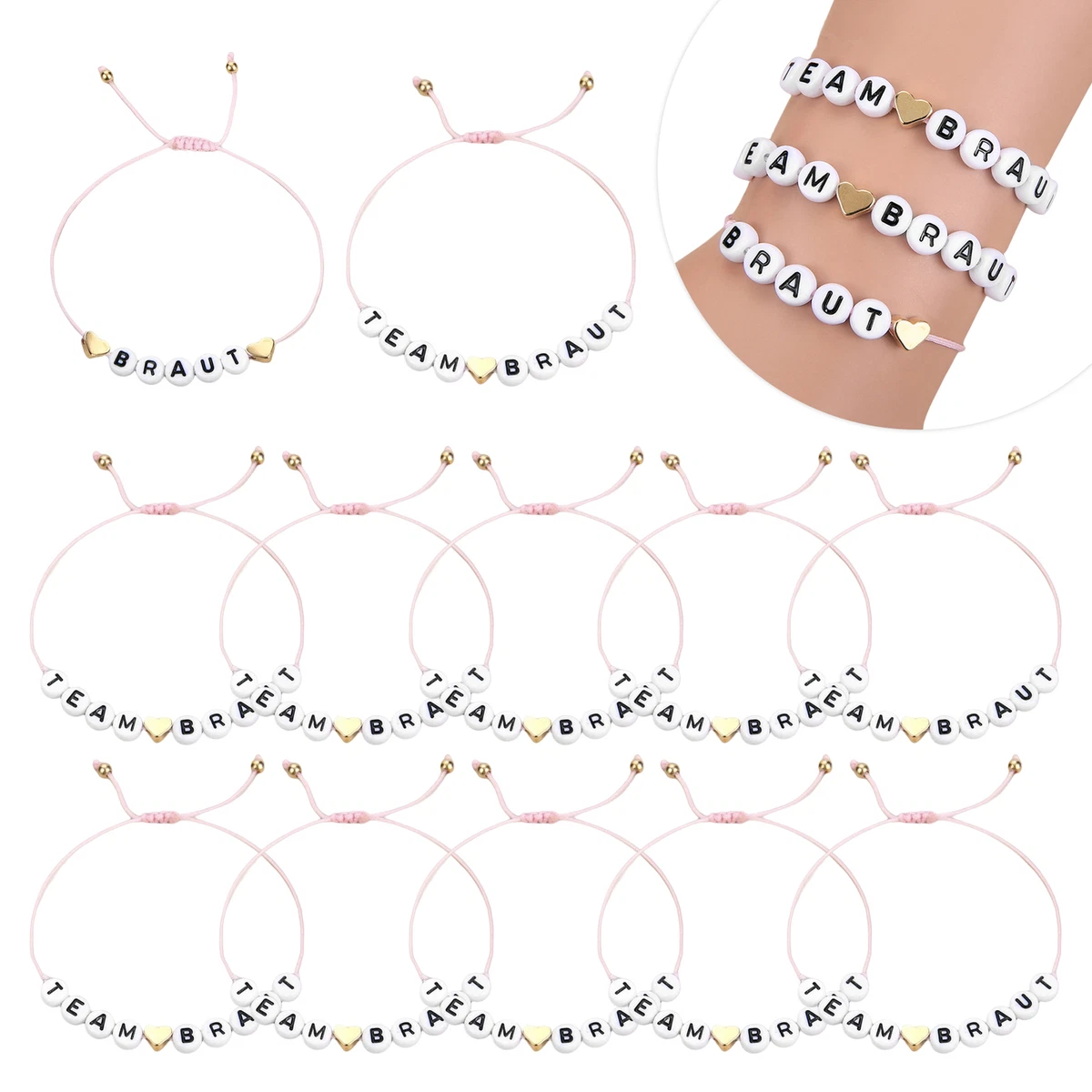 Bridal store party bracelets