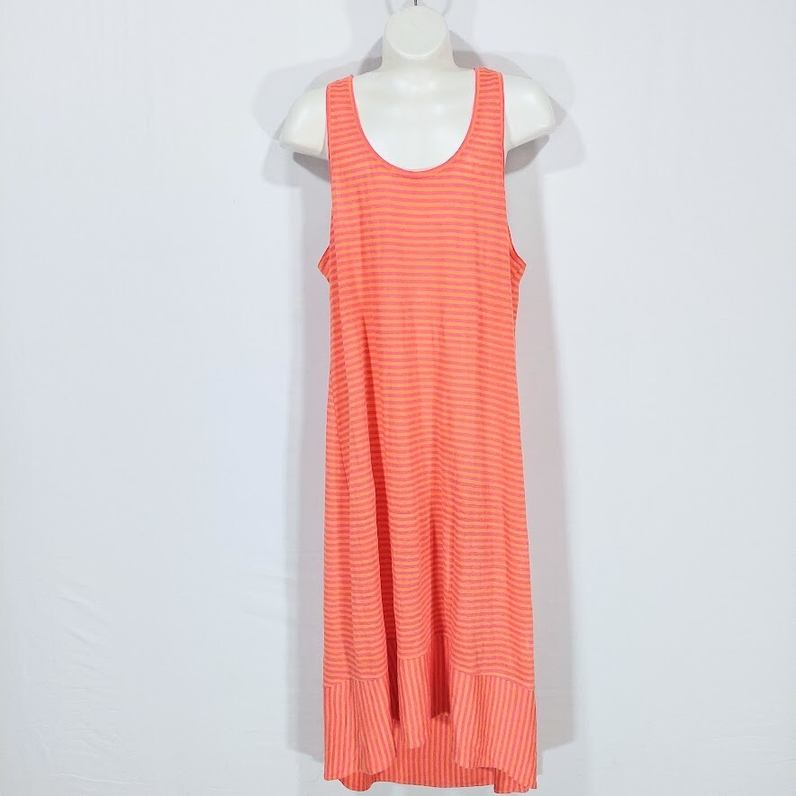 eileen fisher linen maxi dress Eileen Fisher Organic Linen V-Neck Sleeveless Midi Dress