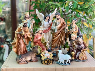 アンリ人形　 ◆希少　12㎝　【Girl with Lamb nativity】 アンリ人形 希少 12 【Girl with Lamb nativity】