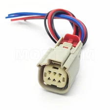 6-Pin Radiator Shutter Actuator Connector Pigtail Fit For GMC Canyon 2019-2020