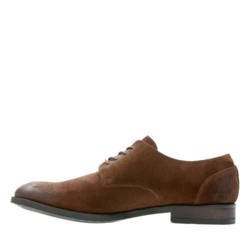 clarks flow plain british tan