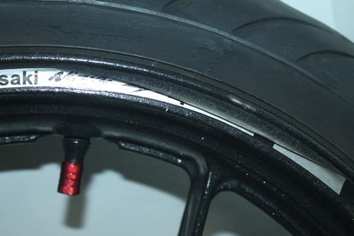 Kawasaki Ninja Zx14 2006 llanta delantera con neumático 41073-0063-11a 41073-0629-11a JL - Imagen 4 de 11