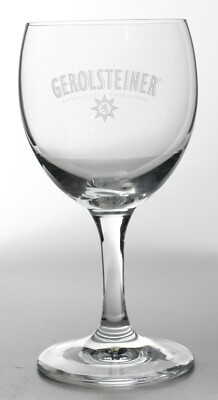 Gerolsteiner mineral water glass star goblet dinner glass table glasses 1175