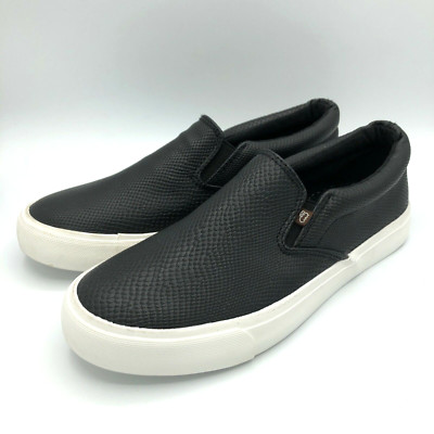 LAMO Snake Piper Black Size 6.5 M Women's Faux Leather Slip-On Shoes NWD