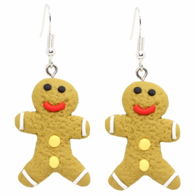 Bluebubble CHRISTMAS COOKIE Ohrringe Funky Festlich Weihnachten Neuheit Kitsch Xmas