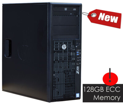 HP Z420 XEON E5-1620 128GB ECC 3D GRAFIK NVIDIA 2GB DDR5 NUTZBAR ALS SERVER NEU