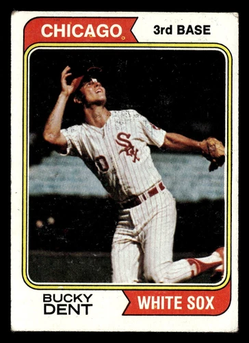 1974 Topps BUCKY DENT #582 VG Chicago White Sox RC