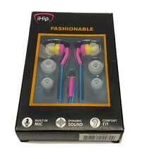 iHip Earbuds Fashionable Wired Earphones Built-in Mic