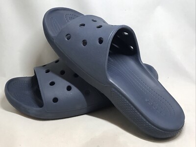 Crocs Classic Strap Open Toe Sandals Navy Blue sz 10 Men 12 Women Crocs Open Toe Blue Sandals for Women for sale | eBay main image 4