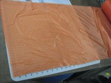 ' 5 yards parachute nylon USA made fabric 1.2 ounce orange rip stop military