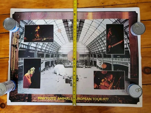 PINK FLOYD ANIMALS EUROPEAN TOUR CONCERT POSTER 1977 BROCKUM **Vintage Repro** - Picture 10 of 11