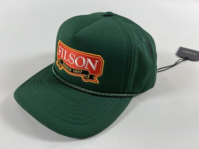 FILSON HARVESTER CAP DARK SPRUCE/RIBBON OS NWT | eBay