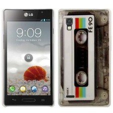 Handyhülle Design Kassette Backcover Hülle Case für Handy LG Optimus P760 / L9