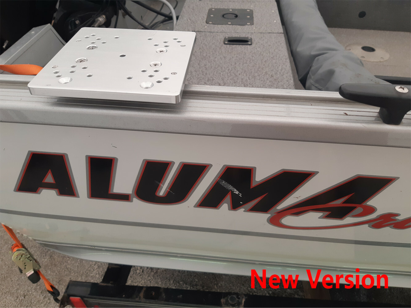 Brocraft Universal Aluminum Downrigger Bracket for Alumacraft Alumatrac