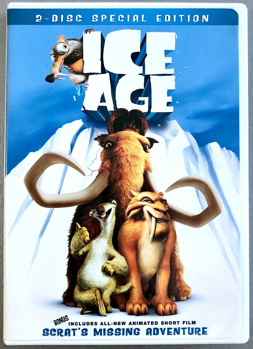 ICE AGE Special Edition 2 DVD Set ~ Audio: ENGLISH + FRENCH +