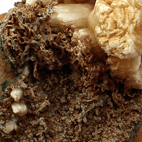 278,7 g Estilbita Natural y Apofilita con Calcedonia en Matriz Decoración Mineral - Imagen 7 de 14