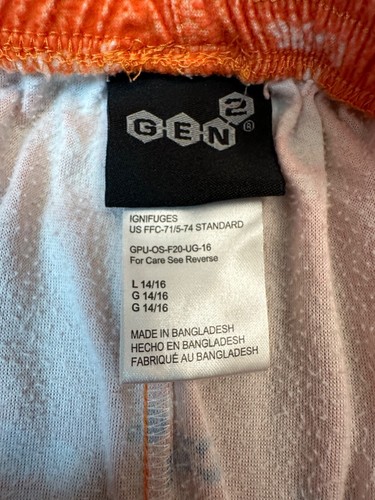 Boys Used Clemson Tiger Lounge Pants Size L (14-16) - Picture 4 of 5