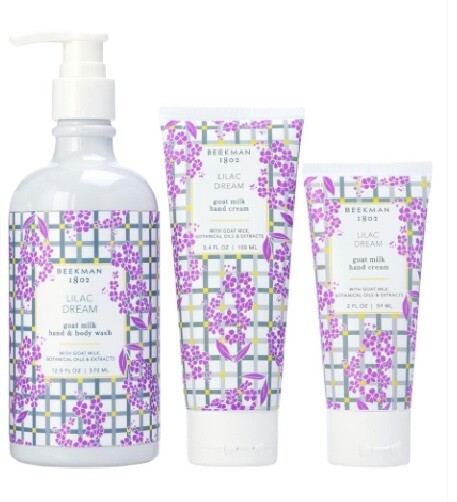#Beekman 1802 Goat Milk 3-Piece Lilac Dream Hand Care Set