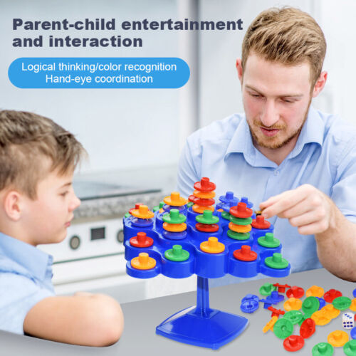 Balanced Tree Toy Kid Education Puzzle Game Parent Child Interaction Board Game - Picture 1 of 10