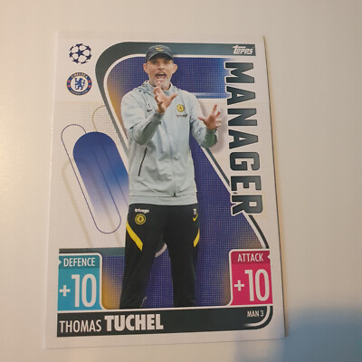 Topps Match Attax Extra  League 21/22 - Manager Tuchel MAN3