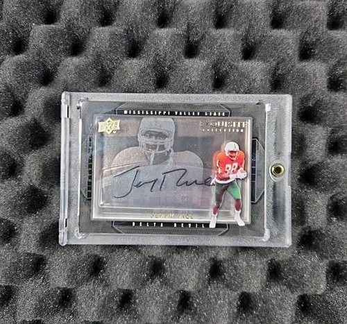 Jerry Rice 201 Exquisite Autograph Upper Deck Dimensions Ssp Auto Nr.Mint RARE🔥