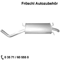 FüR Renault Megane I & Kombi 1.6 1.8 Auspuff Abgasanlage Endtopf A*