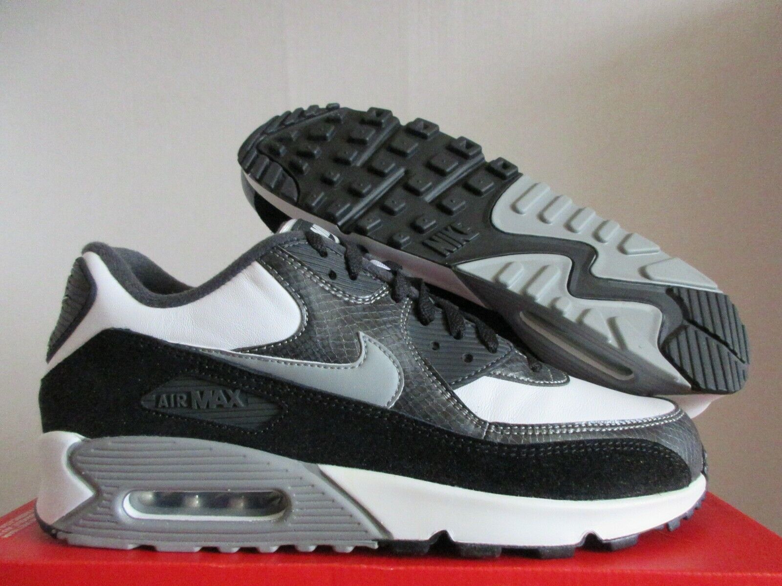 NIKE MAX 90 QS WHITE-PARTICLE GREY-ANTHRACITE SZ 15 |