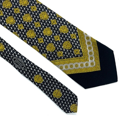 Cravate Vintage GIANNI RIVERA Grise - Homme Business Formel Occasion