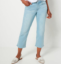 NYDJ - Marilyn Straight Crop Jeans in Cool Embrace - Hollander Blue - NWT