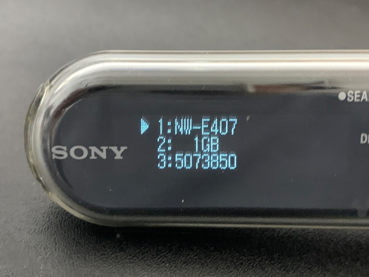 Sony NW-E407 1GB Black Walkman Digital Music Player With