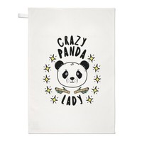 VerrüCkte Panda Damen Stars Geschirrtuch SpüLlappen Tiere Spass Mutter Tag Funny