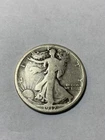 1917 S/ Rev MM Walking Liberty Silver Half Dollar clear date and MM nice coin