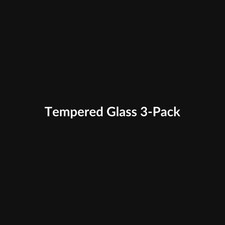 Tempered Glass Screen Protector iPhone 15 16 Pro Max 9H Pack of 3
