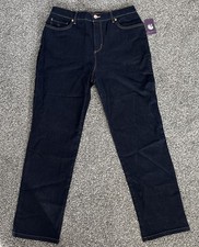 Gloria Vanderbilt Amanda The Original Slimming Jeans Black Size 10 SHORT. BNWT.