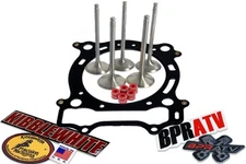 YFZ450 04-13 YZ450F '03-05 KPMI Valve Kit Intake Exhaust Stainless Red Seals OEM