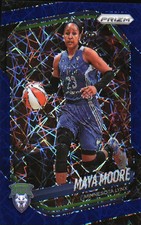 2025 Panini Prizm WNBA Blue Velocity Prizms #135 Maya Moore