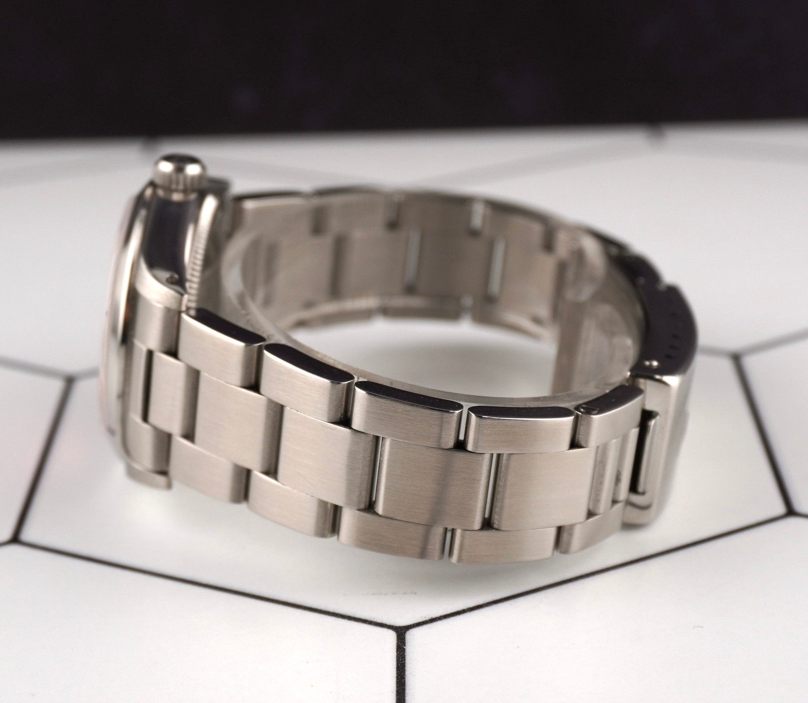 Rolex Oyster Perpetual 31mm Acciaio Inox Quadrante Argento Orologio 67480 foto 3