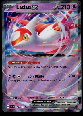 #ad Latias EX Surging Sparks 076 191 Double Rare Near Mint Pokemon TCG $3.00