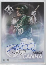 2021 Topps Transcendent Collection VIP Party 1/20 Mark Canha #TPA-MCA Auto 3r4