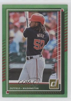 2025 Panini Donruss Green 173/199 James Wood #41 Rookie RC o7m