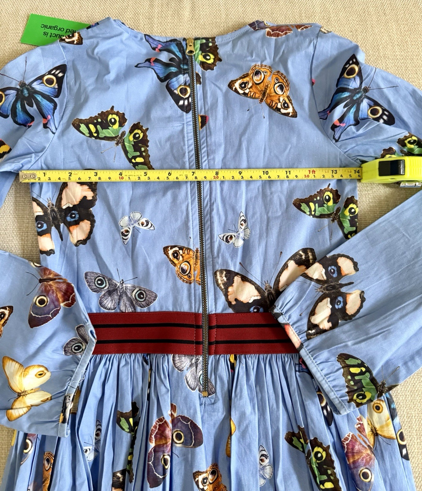 Molo Girls Butterfly Dress Size 11-12 / 146-152 NWT