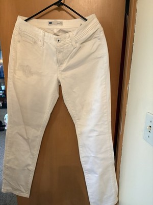 Women s Levi Jeans White Size 10/30 Curvy Skinny Brand New with Tags